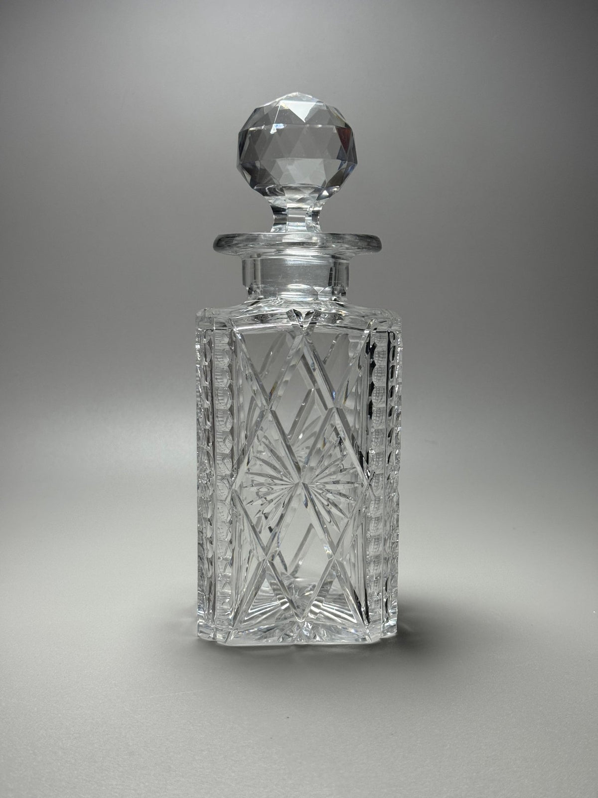 Antique Hand-Cut Crystal Decanter | Val Saint Lambert (c. 1908)
