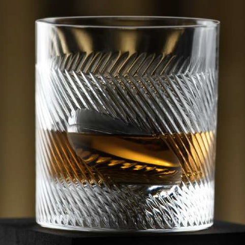 Imprint Hand-Cut Italian Crystal Whiskey Glass