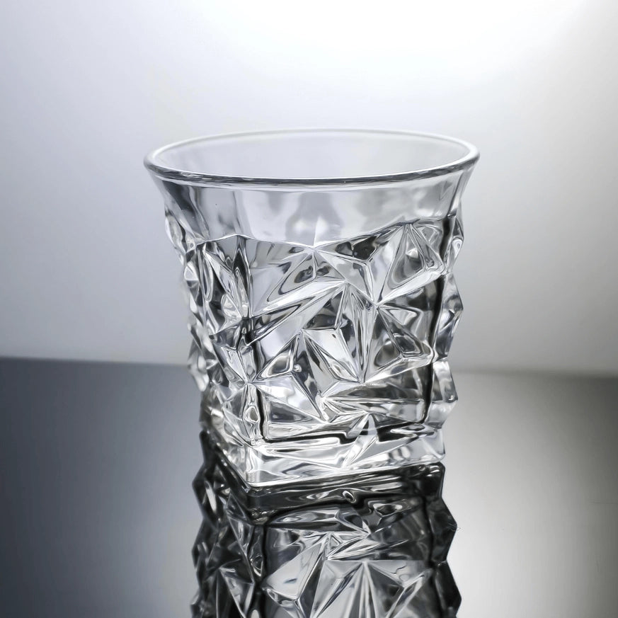 Verzwaard Japans Kristallen Whiskeyglas (Geschenkset van 2)