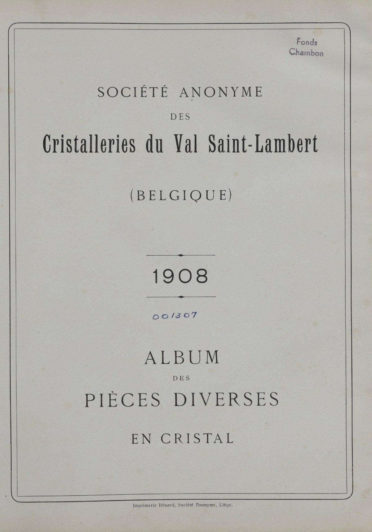Antique Hand-Cut Crystal Decanter | Val Saint Lambert (c. 1908)