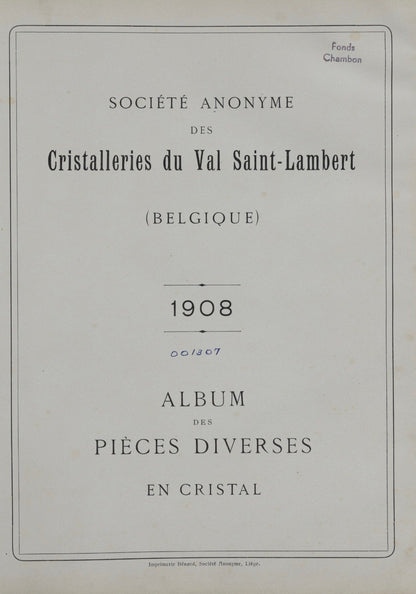 Antique Hand-Cut Crystal Decanter | Val Saint Lambert (c. 1908)