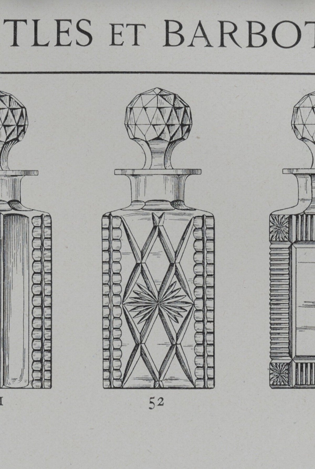 Antique Hand-Cut Crystal Decanter | Val Saint Lambert (c. 1908)