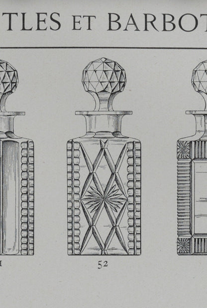 Antique Hand-Cut Crystal Decanter | Val Saint Lambert (c. 1908)