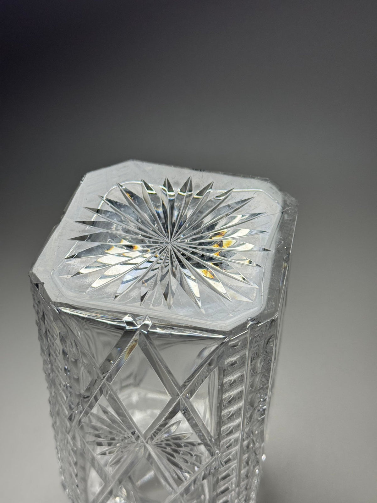 Antique Hand-Cut Crystal Decanter | Val Saint Lambert (c. 1908)
