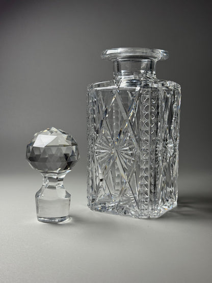 Antique Hand-Cut Crystal Decanter | Val Saint Lambert (c. 1908)