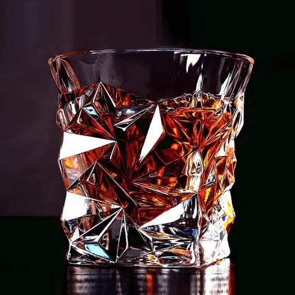 Verzwaard Japans Kristallen Whiskeyglas (Geschenkset van 2)