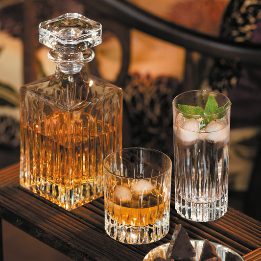 Handgemaakte Italiaanse Prato Whiskey Tumbler Da Vinci Prestige (Geschenkset van 2)