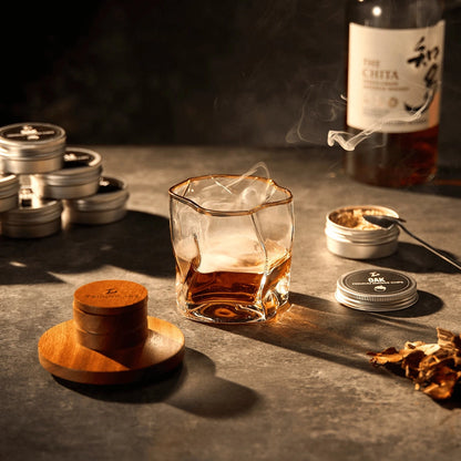 Premium Whiskey Rooker Kit met Torch & Houtsnippers
